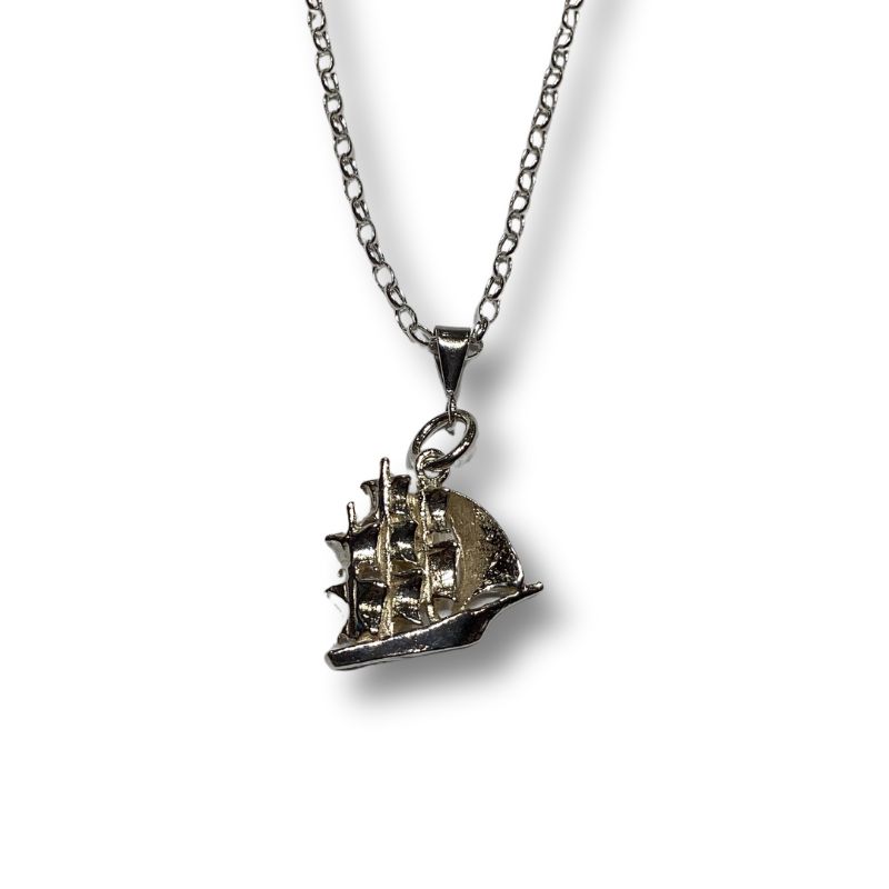 Vintage Silver Sailing Boat Charm